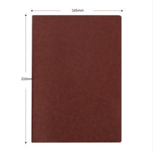 2 copies for sale, imitation leather business notebook, retro notepad, cover color: brown, specification: A5