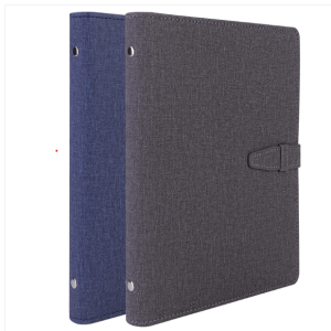 Deli 3309 A5 loose-leaf notebook, office and business carry-on meeting record book, shipped in random colors