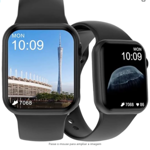 Smartwatch DT100 Relógio Inteligente Bluetooth Chamada Personalizado 1.75" Relógio Dinâmico rosto ip68 à prova d água Smartwatch masculino femini