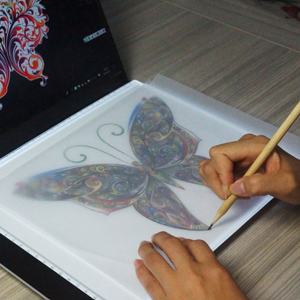 3.5W 5V LED 3-speed dimming A4 copy desk anime drawing sketch board scale copy desk