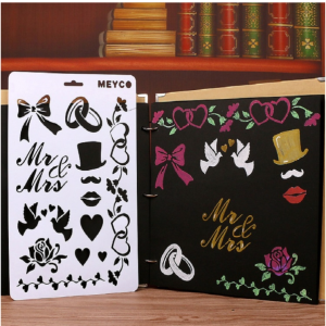 2 pieces of a sale Children's painting theme templates ruler tools skeleton drawing board pattern random delivery
