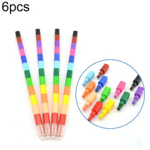 6pcs for sale Creative block crayons 12 colors children's drawing educational toys