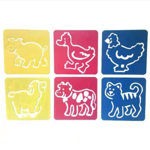 DIY Painting Templates for Kids Colorful Skeleton Copy Boards