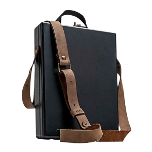 Writer's Messenger Wooden Box Walnut Briefcase