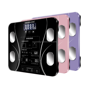 LCD Display Body Fat Electronic Smart Weighing Scale Bathroom Fat Scale Digital Body Weight Scale (Rechargeable Model)