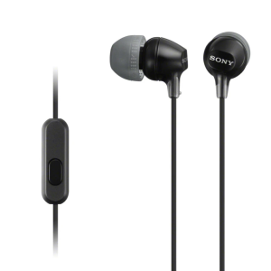 Original Sony MDR-EX15AP 3.5mm Wired Stereo Headphone, Hands-free Subwoofer Stereo Headset with Microphone for Xiaomi Huawei