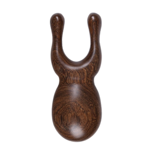 Golden Sandalwood Solid Wood Massage Eye Scraper Nasal Motor, Color Random Shipments