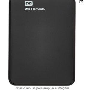 HD Portátil Externo 1TB WD Western Digital USB 3.0