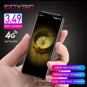 SOYES S10-H Mini Mobile Phone 3.5'' Screen 4G LTE 3GB RAM 64GB ROM Android 9.0 Face ID Unlock Smart Telefone Celulares