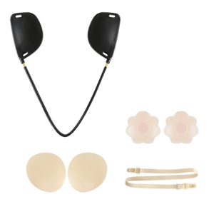 XD00001 Shaping Silicone Breast Patch Frontless Underwear Adjustable Anti-Sagging Gathering Bra Set