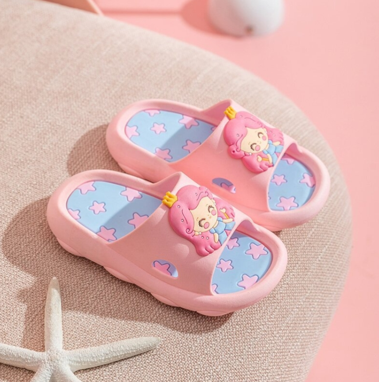 Children's slippers cartoon non-slip soft bottom sandals