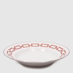 White porcelain starter plate Catene Ginori 1735