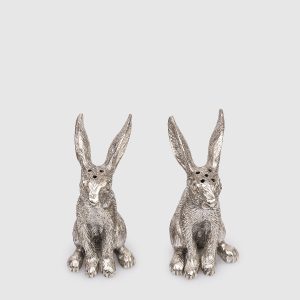 Hare Silver Spice Set Au Bain Marie