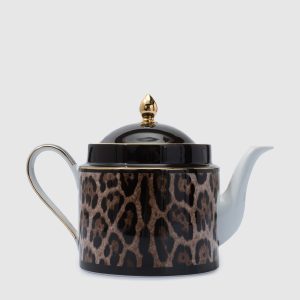 Porcelain teapot with animal print Dolce&Gabbana