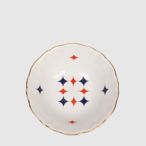 Porcelain deep plate Lightning Bitossi Home