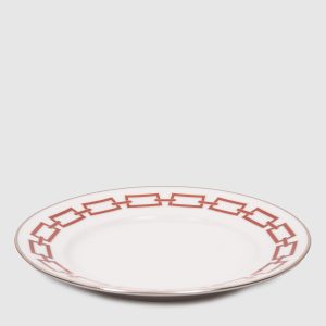Catene White Porcelain Snack Plate Ginori 1735