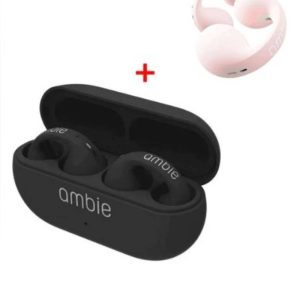 AMBIE WHITE SILICON CASE PINK