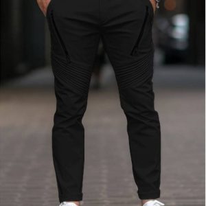 Men's Fashion Casual Cotton Blend Chino Pants-1