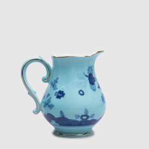 Blue porcelain milk jug from the Oriente Italiano collection Ginori 1735
