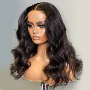 Glue-free natural beautiful loose wavy long wig