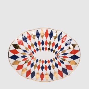 White porcelain serving dish Bitossi Home