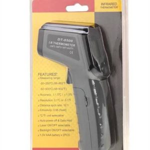 DT-8500 LCD display infrared thermometer, temperature range: -50~500 degrees Celsius (color: gray)