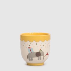 Beige children's ceramic cup Celebrate Bloomingville
