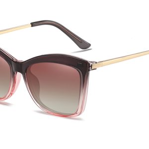 200633 Cateye Spring Hinge Magnetic Clip on Eyeglasses