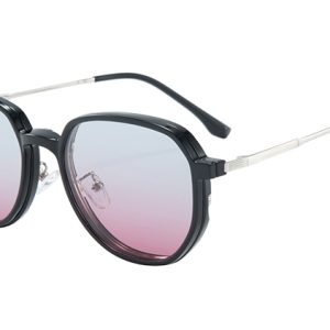 200784 Geometric Magnetic Clip on Eyeglasses