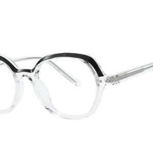 200897 Geometric Spring Hinge Eyeglasses
