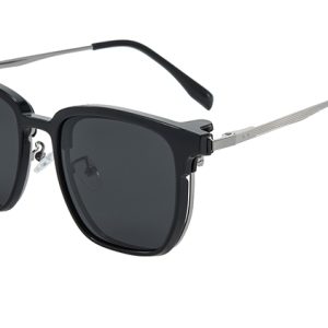 200926 Browline Magnetic Clip On Eyeglasses