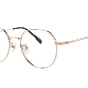 100379 Geometric Titanium Eyeglasses