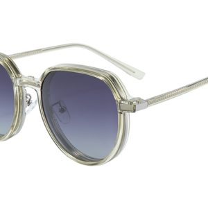 200780 Geometric Magnetic Clip on Eyeglasses