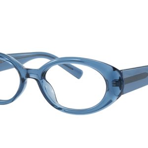 200908 Oval Spring Hinge Eyeglasses