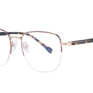 100312 Geometric Spring Hinge Eyeglasses