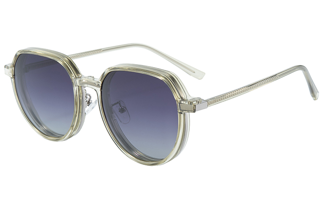 200780 Geometric Magnetic Clip on Eyeglasses