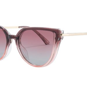 200636 Cateye Spring Hinge Magnetic Clip on Eyeglasses