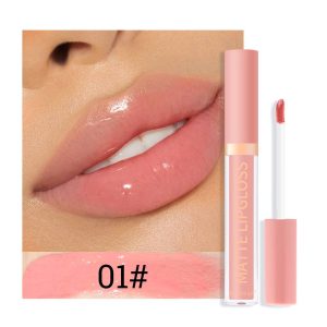 European and American cosmetics water gloss lip glaze mirror lip gloss liquid natural long-lasting moisturizing non-fading lip gloss Amazon foreign tr