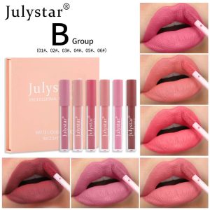 Matte lipstick set: non-stick, non-fading, popular cross-border makeup.