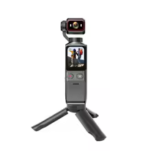 Portable 4K pocket vlog camera with tripod for TikTok YouTube and travel videos