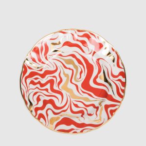 Porcelain dessert plate Storm Bitossi Home