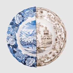 Porcelain plate for first courses Sofronia SELETTI