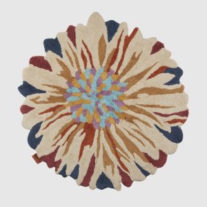 Blandine beige flower-shaped bathroom rug Missoni Home