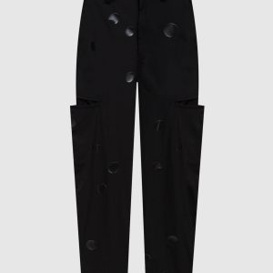 Black printed cargo pants Y`S Yamamoto