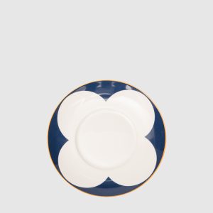 White porcelain saucer for El Leon teacup Geminiano Cozzi 1765