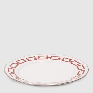 Catene White Porcelain Dinner Plate Ginori 1735