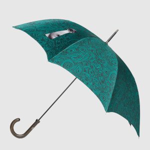 Green folding umbrella Serratura su Malachite Fornasetti