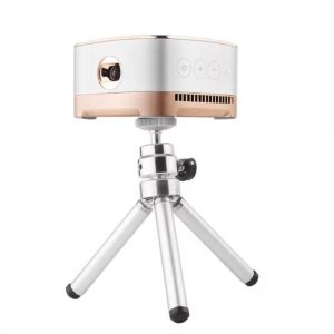 P07-D Mini 50 Lumens Android LED Bluetooth Projector with Remote Control Supports Micro SD & Micro USB & WiFi & Audio Out