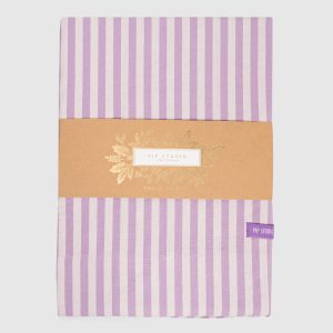 Purple Stripes tablecloth with logo Pip Studio
