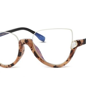 200568 Cateye Half Rim Glasses
